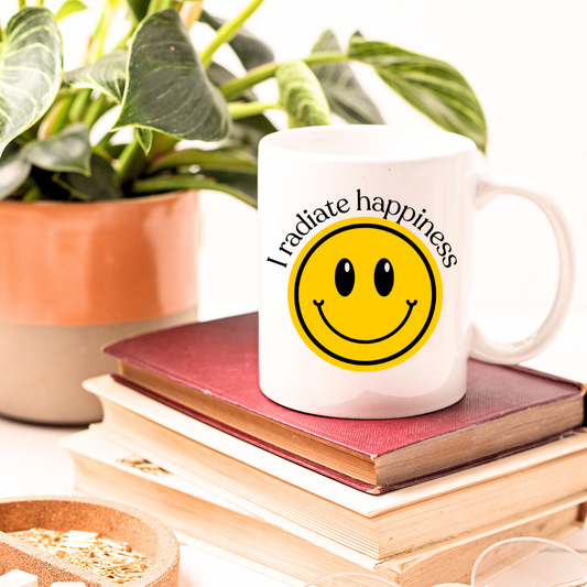 I Radiate Happiness Mug