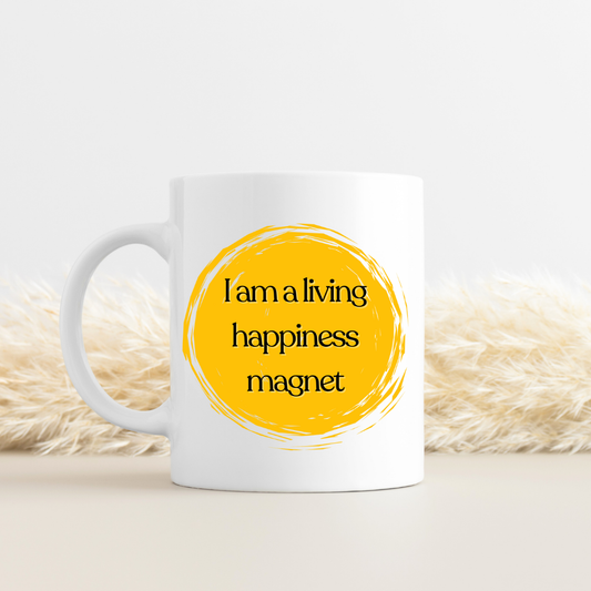 Living Happiness Magnet Mug