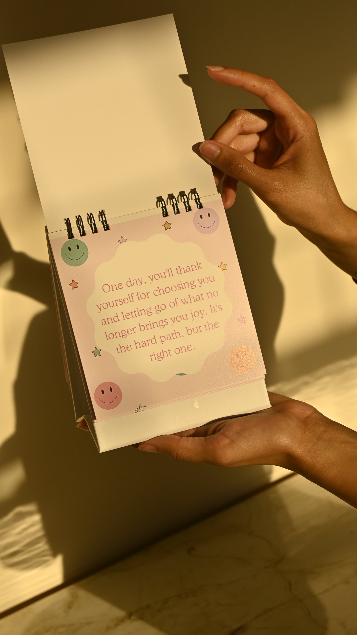 Affirmation Table Flip-Up